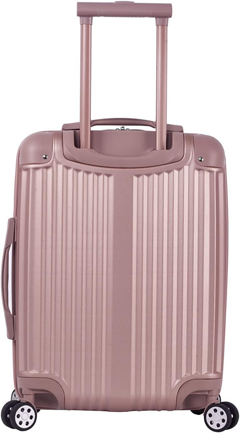 Berlin Hardside Expandable Spinner Wheel Luggage Set, Rose Gold, 3-Piece (20/24/28)