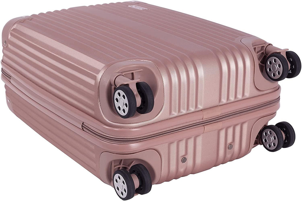 Berlin Hardside Expandable Spinner Wheel Luggage Set, Rose Gold, 3-Piece (20/24/28)