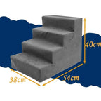 ZWJ-Pet Stairs Pet Climbing Ladder 4 Layer Dog Stair Steps Pet Daily Necessities Toys Leisure Entertainment Toys Pet Toy