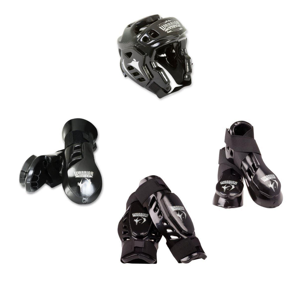 Macho Warrior 7 piece sparring gear set with Shin