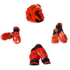 Macho Warrior 7 piece sparring gear set with Shin