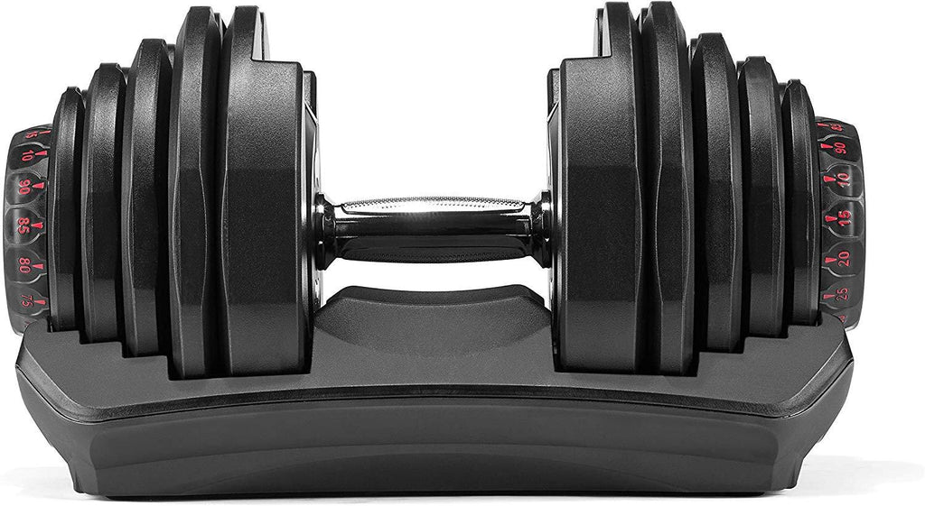 Adjustable Dumbbells 90lbs Non-Slip Weight Lifting Dumbbells | Pair of 2 | with Workout Chart and Earphones
