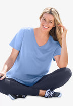 perfect printed short-sleeve v-neck tee