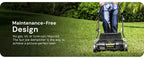 15-Inch Electric Powered Lawn Dethatcher with Scarifier Blade Reel and Collection Bag - 13-Amp Corded Yard Power Rake Tool Machine for Grass Thatch Removal, AJ805E