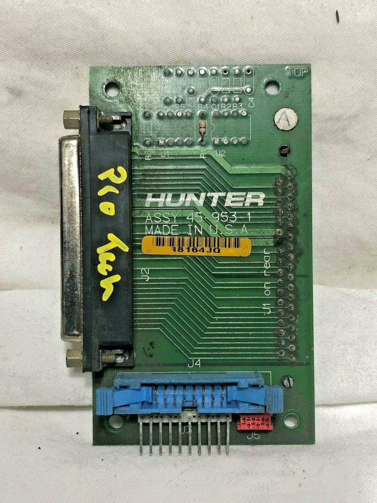 Hunter Engineering Wheel r Board Part # 45-953-1 459531 P127