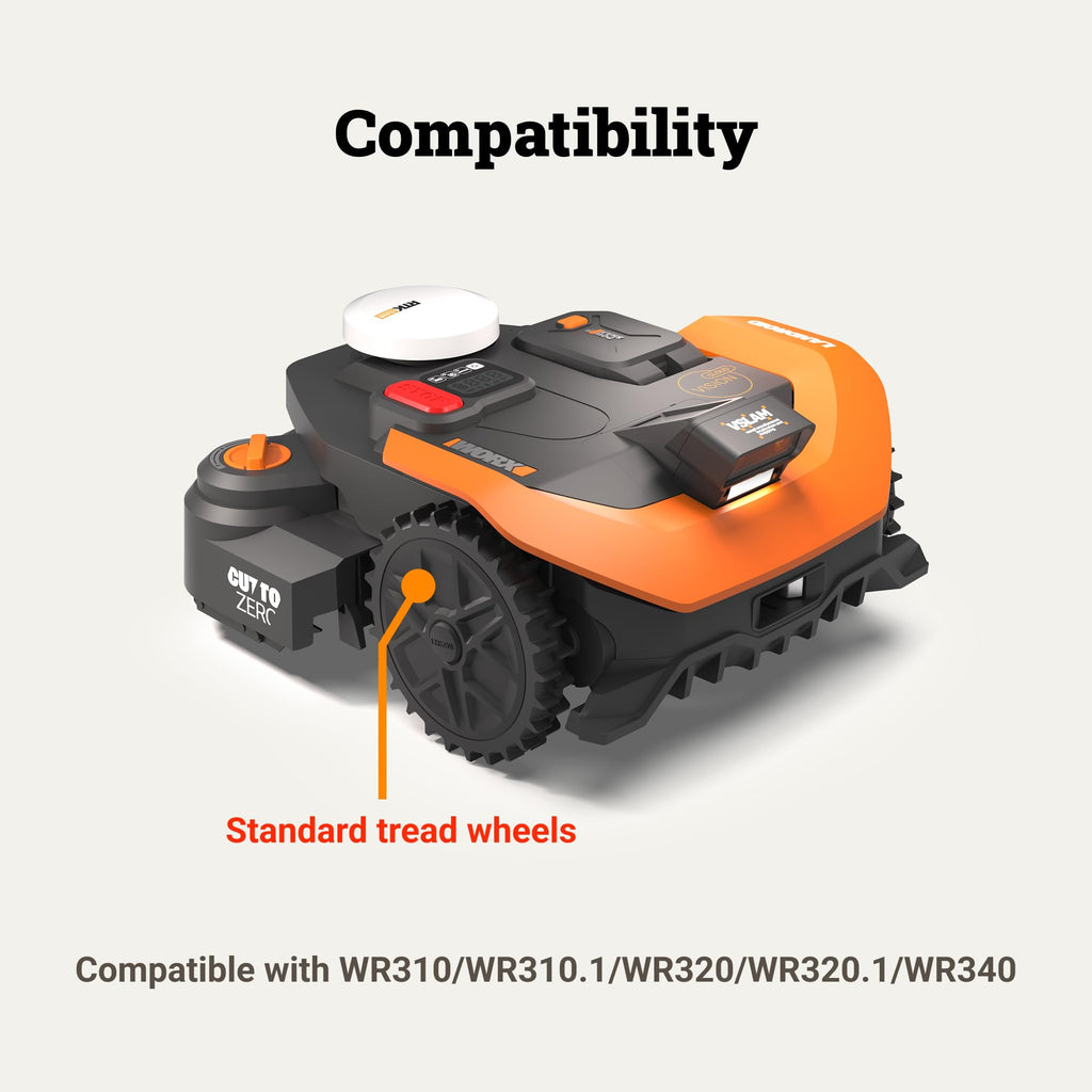 Robotic Lawn Mower Standard Wheels, Universal Standard Duty Wheels for Vision Cloud