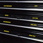 Organize Your Toolbox in Style: 36pcs/set Tool Box Label Decal Sticker Set