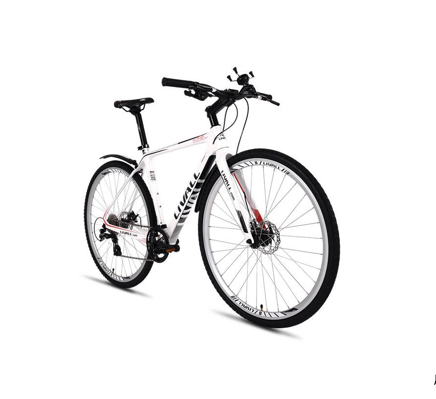 Livall O2 Alps 8Sp Smart Road Bike Bicycle Outdoor Sport &amp; Recreation - Medium, White (51.5CM)