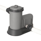 15125 16ft x 48in Power Steel Round Frame Above Ground Pool Set &amp; Pump