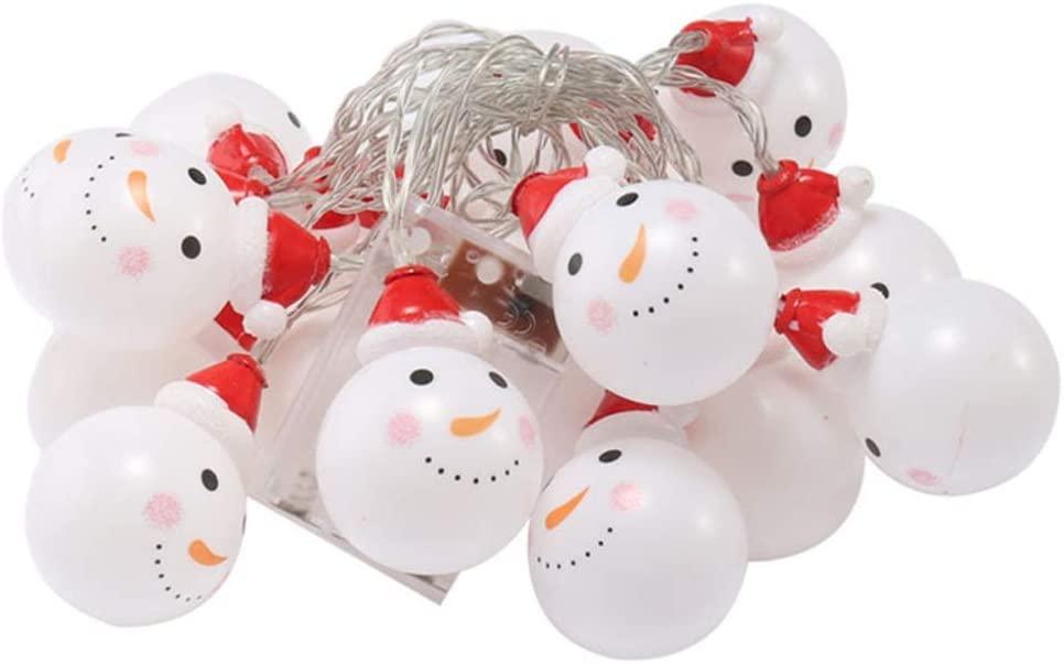 JJKFQ Christmas Tree Decorations Christmas Ornaments Christmas Decorations for Home Year Snowman Lamp Christmas Decor