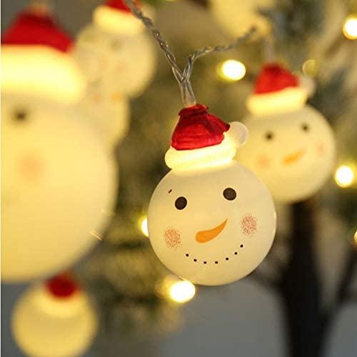 JJKFQ Christmas Tree Decorations Christmas Ornaments Christmas Decorations for Home Year Snowman Lamp Christmas Decor
