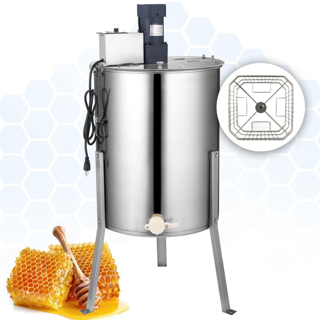 qudeisb honey extractor,4 frame honey extractor electric stainless steel honey extractor equipment,beekeeping extraction apiary centrifuge equipment