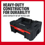 VERSASTACK Tool Box, 16.9 In. Single Deep Drawer Plastic Tool Box Organizer, Heavy Duty 16.5 Lb. Load Capacity (CMST17803)