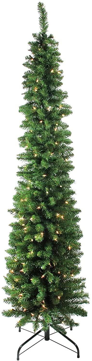 Joedot 6 ft. Traditional Green Pine Pencil Pre-lit Christmas Tree