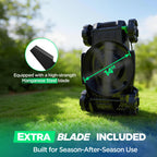 14" Cordless Lawn Mower, 20V Lightweight Push Mower with 5.0Ah Battery, Ultra-Quiet Motor for Small Yards, Lawn Care, Backyard Maintenance