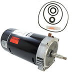 hayward max-flo .75hp sp2800x7 motor kit ao smith ust1072 w/ go-kit-1