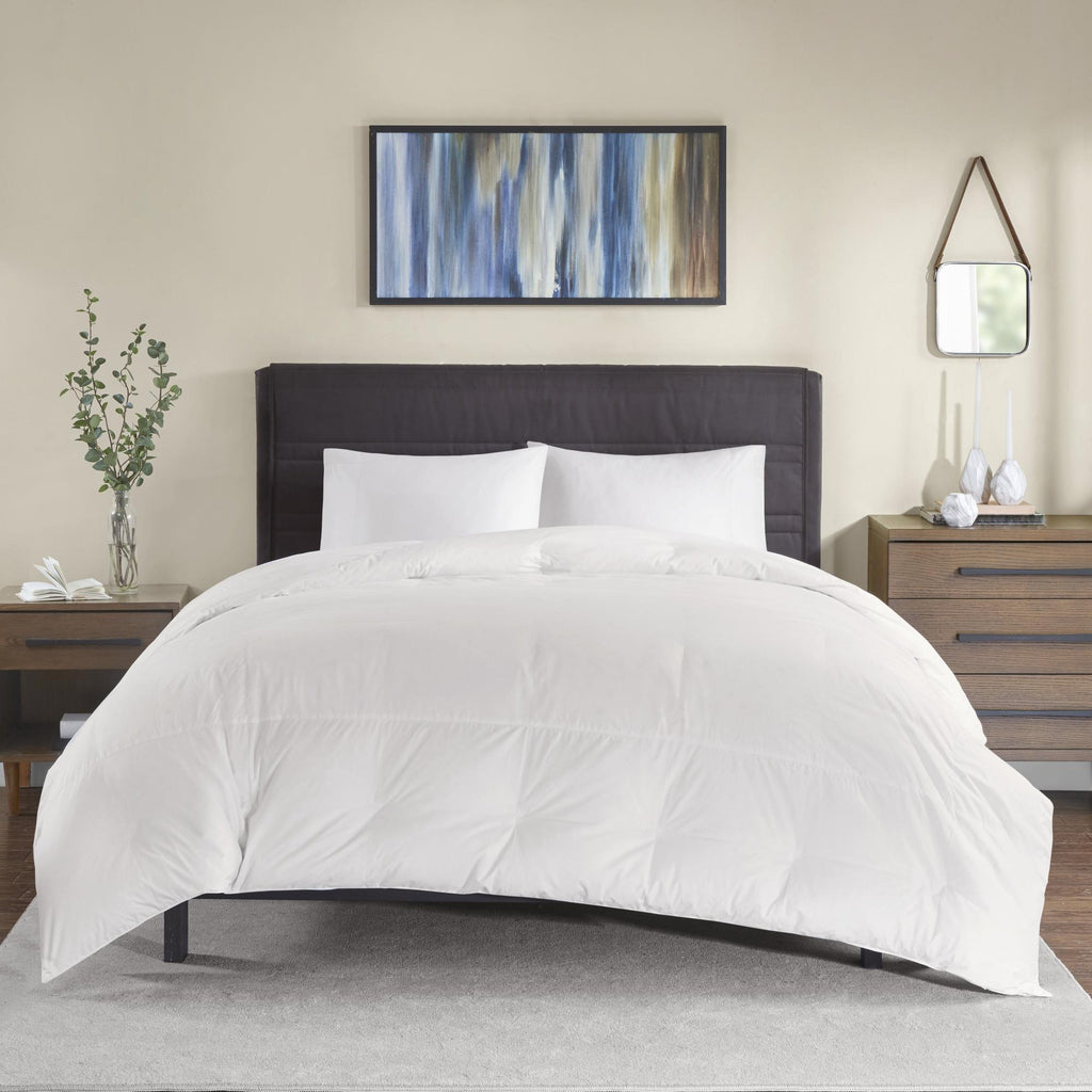 Comfort Classics Classic 300 Thread Count White Cotton Comforter, Full/Queen