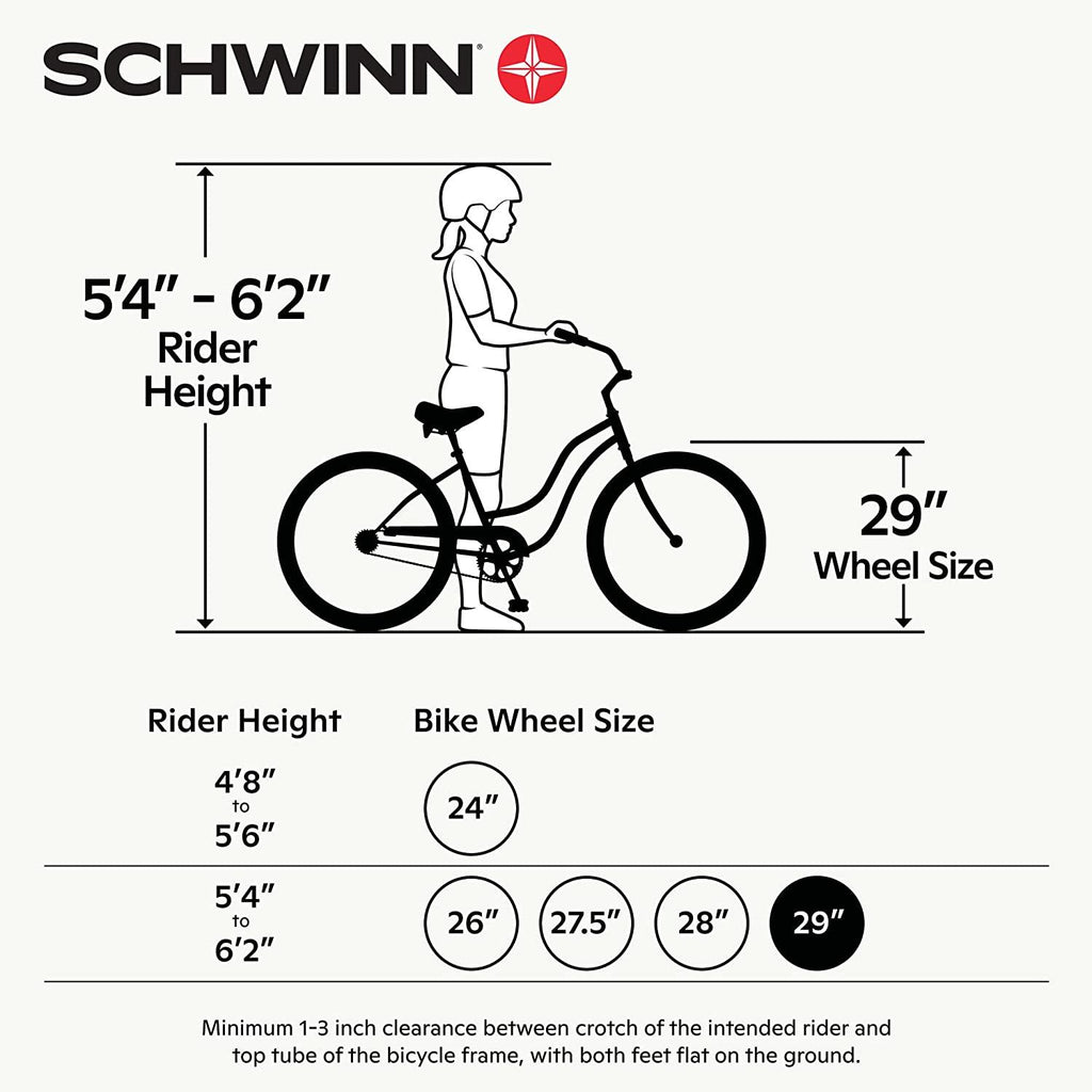 Schwinn Wayfarer Adult Bike Hybrid Retro-Styled Cruiser, 16-Inch/Small Steel Step-Through Frame, 7-Speed Drivetrain, Rear Rack, 700C Wheels, Light Mint