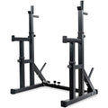 ESULOMP Adjustable Squat Rack Stands Multifunction Barbell Bench Press Dipping Station