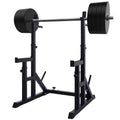 TIMMIS Adjustable Squat Rack Stands Multifunction Barbell Bench Press Dipping Station
