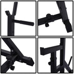 TIMMIS Adjustable Squat Rack Stands Multifunction Barbell Bench Press Dipping Station