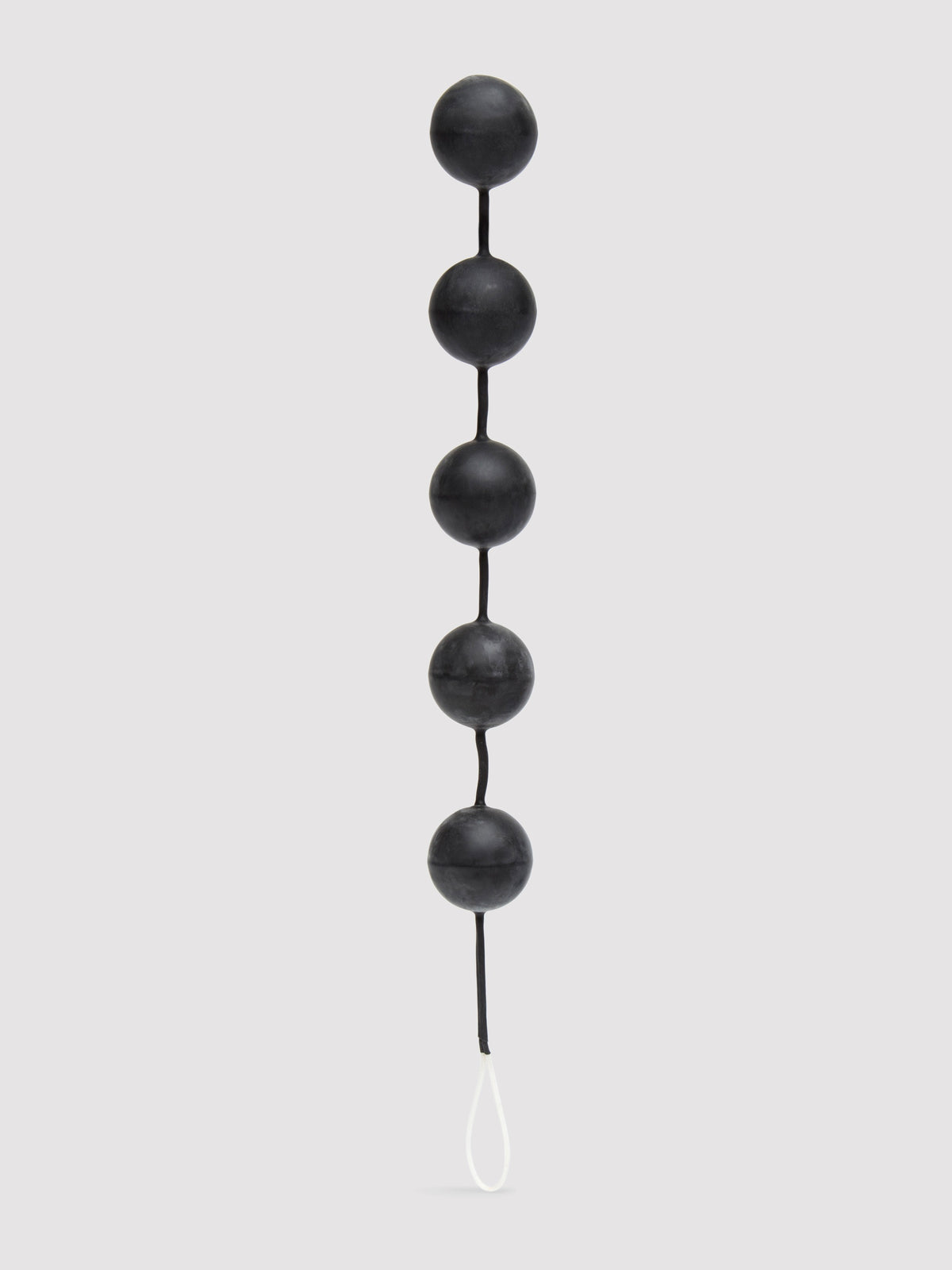 Smooth Latex Anal Power Jiggle Balls, Black