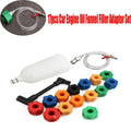 17PCS Universal Durable Car Engine Oil Funnel Filler Adaptor Set Fast Filling