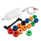 17PCS Universal Durable Car Engine Oil Funnel Filler Adaptor Set Fast Filling