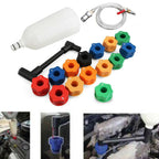 17PCS Universal Durable Car Engine Oil Funnel Filler Adaptor Set Fast Filling