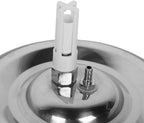zerodis 3l electric milking machine for cattles goat cow livestock portable farm milker farm milking tools stainless steel vacuum pump bucket 100‑240v (us plug)