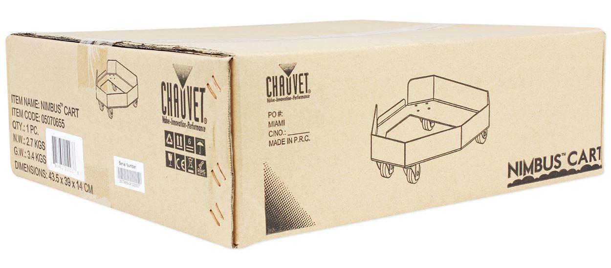 Chauvet DJ Nimbus Plug/Play Dry Ice Fog Machine+Multi-Level Control+Rolling Cart