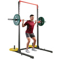Sunny Health &amp; Fitness Essential 800-lb High Capacity Power Rack Cawith Weight Plate Stora&amp; Adjustable J-Hooks - SF-XF920063