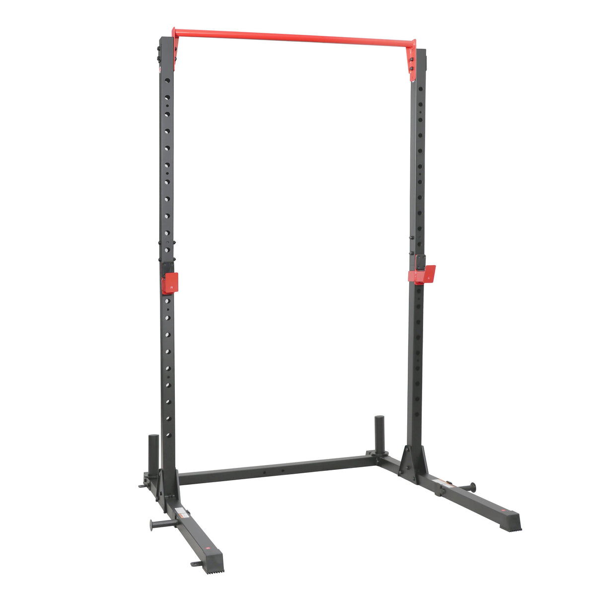 Sunny Health &amp; Fitness Essential 800-lb High Capacity Power Rack Cawith Weight Plate Stora&amp; Adjustable J-Hooks - SF-XF920063