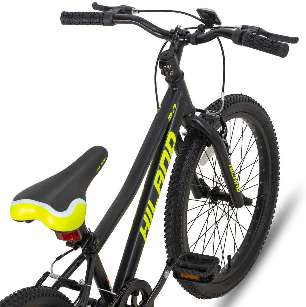 Hiland 20 inch Kids Mountain Bike for Boys, Girls with Dual Handbrakes, Kick Stand 5 Colors