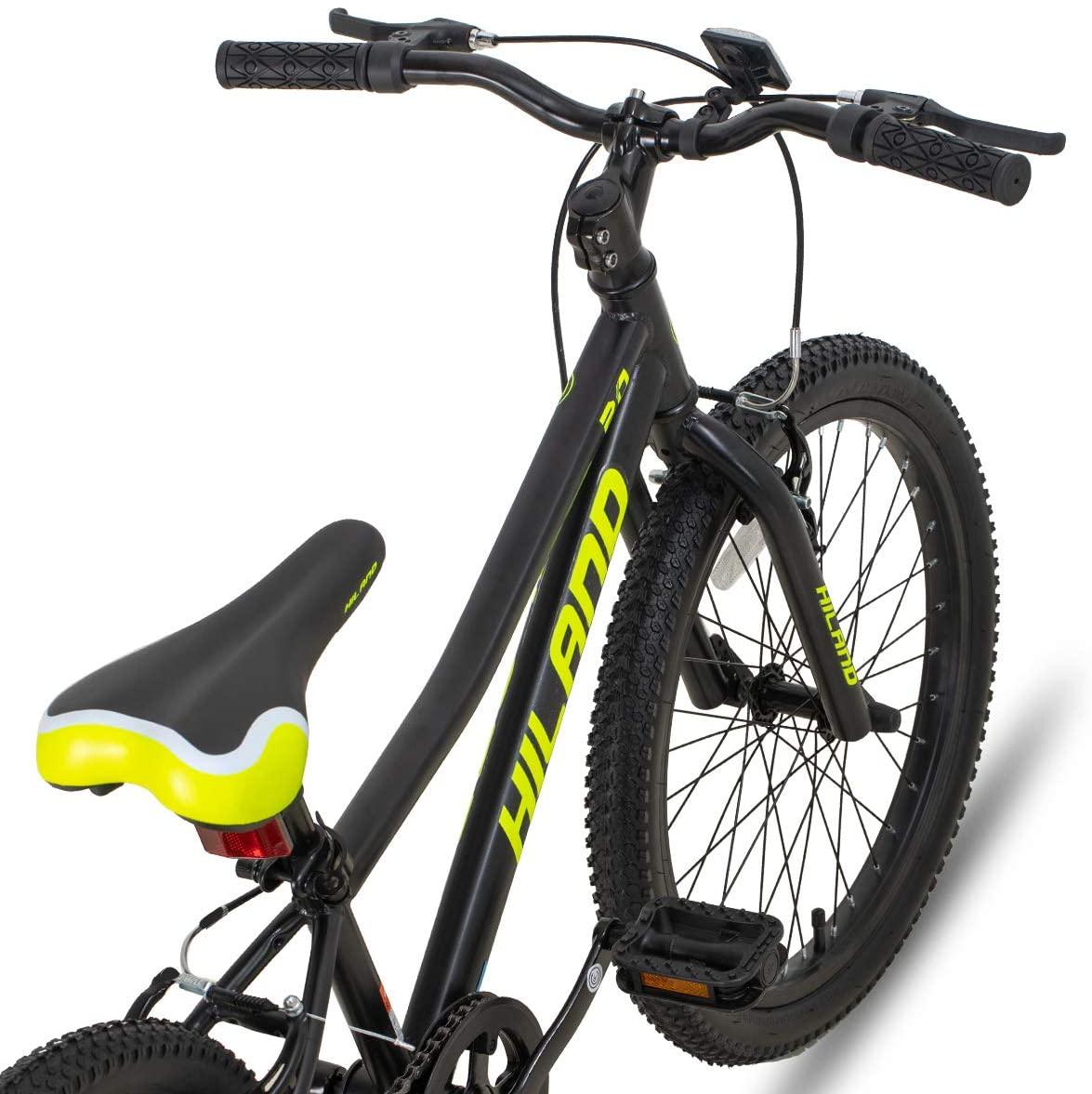 Hiland 20 inch Kids Mountain Bike for Boys, Girls with Dual Handbrakes, Kick Stand 5 Colors