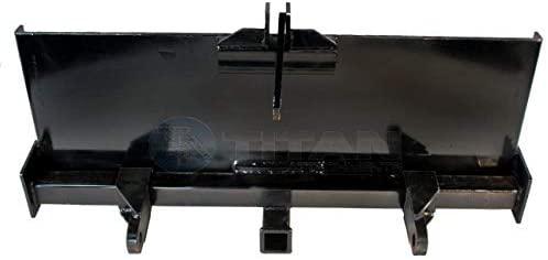 3-point attachment adapter for universal skid steers, quick-attach equipment