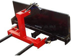 3-point attachment adapter for universal skid steers, quick-attach equipment