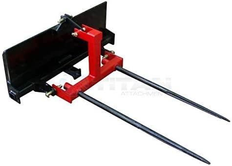 3-point attachment adapter for universal skid steers, quick-attach equipment