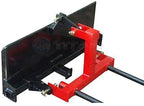 3-point attachment adapter for universal skid steers, quick-attach equipment