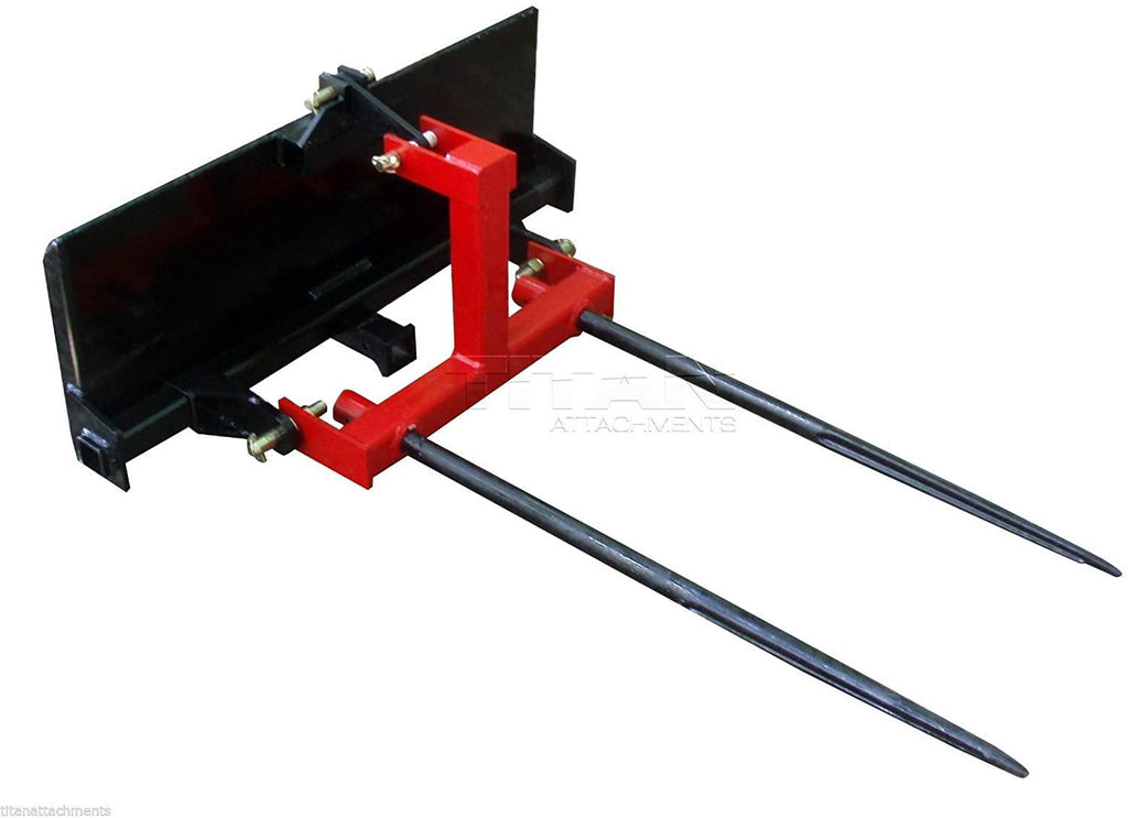 3-point attachment adapter for universal skid steers, quick-attach equipment