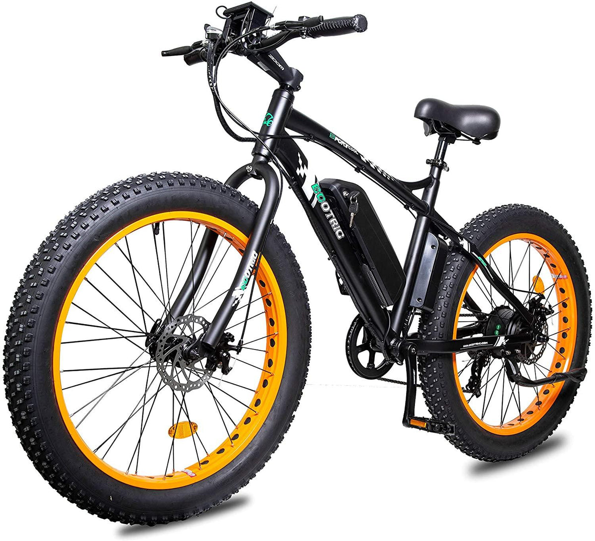 Powerfu Fat Tire Electric Bike Beach Snow Bicycle 26" 4.0 inch Fat Tire Ebike 500W 13AH 36V Electric Mountain Bicycle with  7 Speeds Lithium Battery