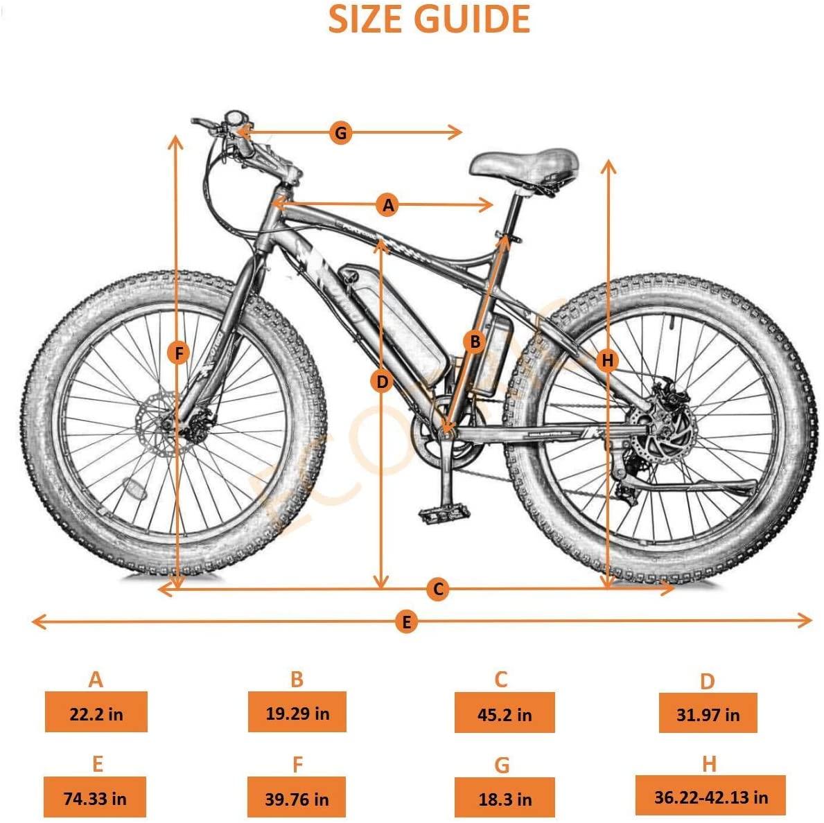 Powerfu Fat Tire Electric Bike Beach Snow Bicycle 26" 4.0 inch Fat Tire Ebike 500W 13AH 36V Electric Mountain Bicycle with  7 Speeds Lithium Battery