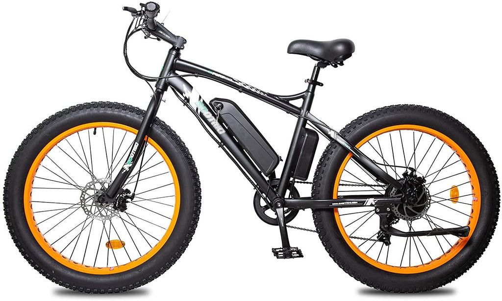 Powerfu Fat Tire Electric Bike Beach Snow Bicycle 26" 4.0 inch Fat Tire Ebike 500W 13AH 36V Electric Mountain Bicycle with  7 Speeds Lithium Battery