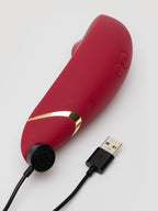 Womanizer Premium 2 Rechargeable Smart Silence Clitoral Suction Stimulator, Red | Red