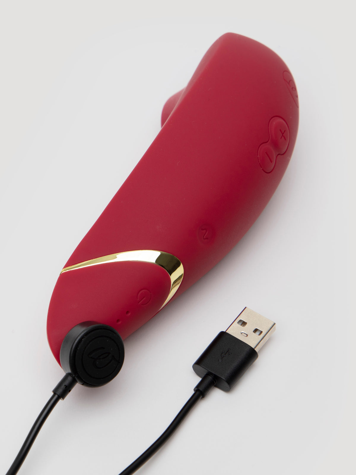 Womanizer Premium 2 Rechargeable Smart Silence Clitoral Suction Stimulator, Red | Red