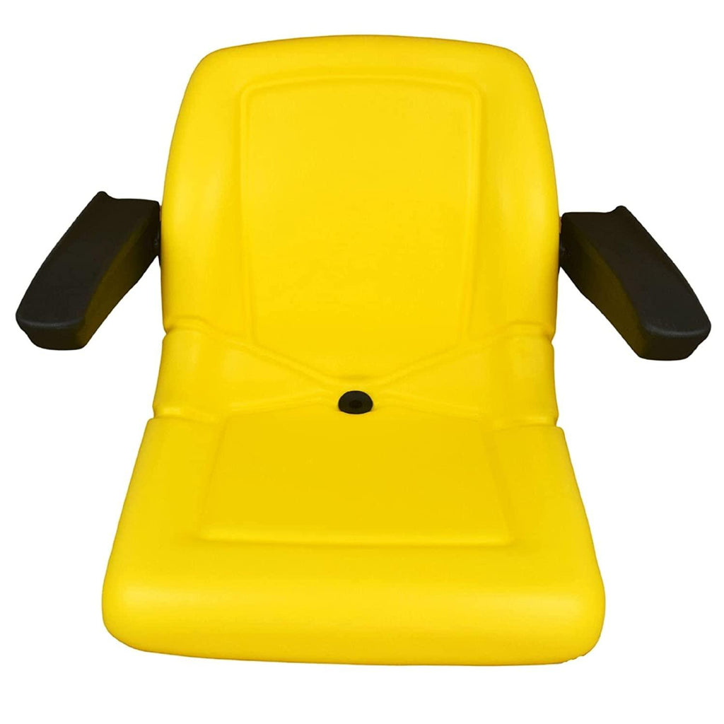 trac seats tractor seat &amp; armrests for john deere x300 x300r x304 x320 x324 x340 x350 x350r x354 x360 x370 x380 x384 x390 x394 am136044 auc11188 auc13500 mower (same day )