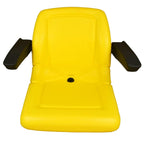 trac seats tractor seat &amp; armrests for john deere x300 x300r x304 x320 x324 x340 x350 x350r x354 x360 x370 x380 x384 x390 x394 am136044 auc11188 auc13500 mower (same day )