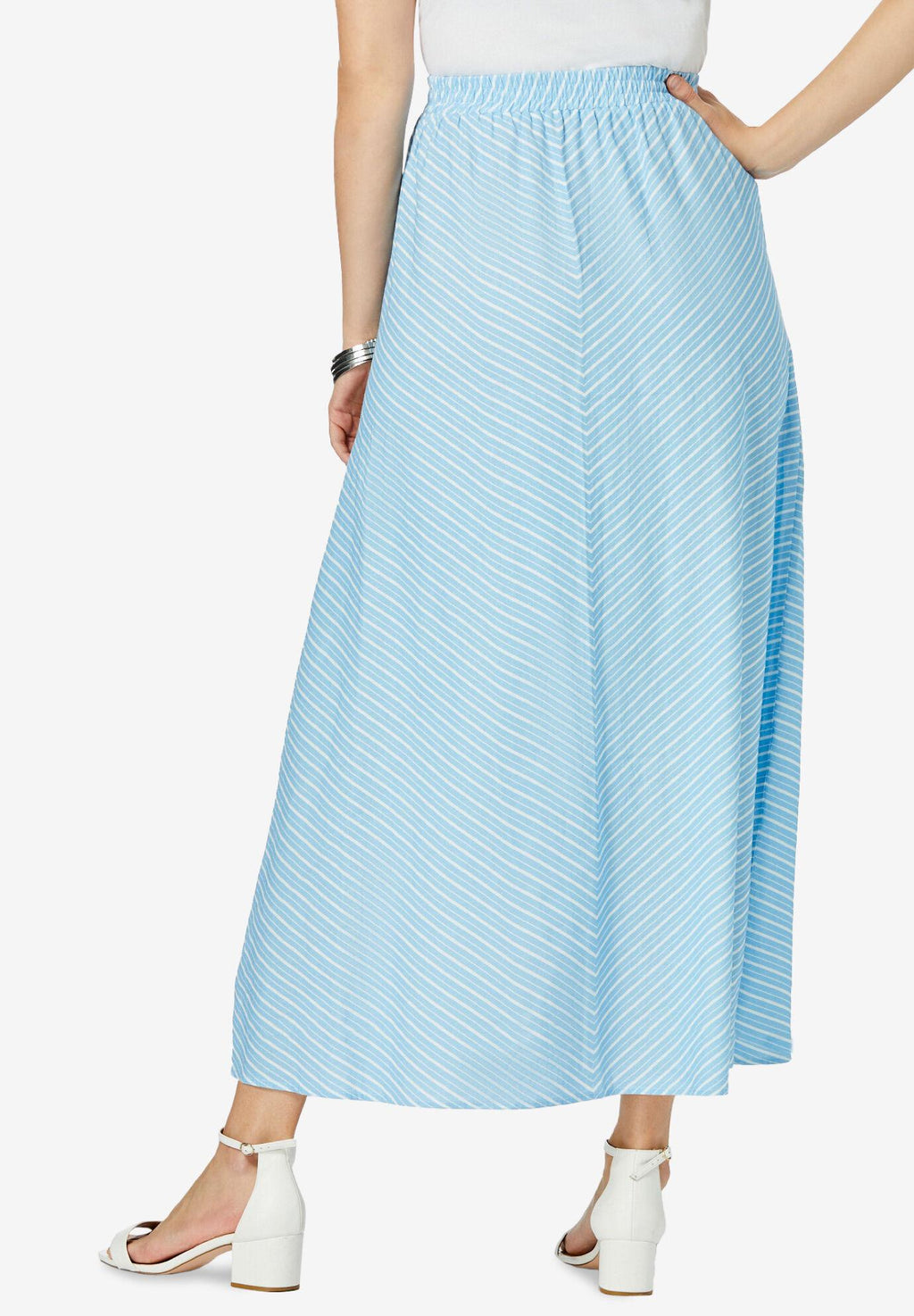 linen maxi skirt