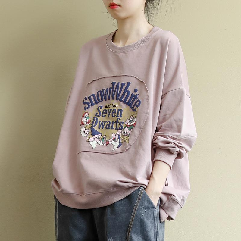 Printed All-match Casual Sweatshirt