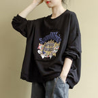 Printed All-match Casual Sweatshirt